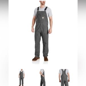 Carhartt Mens Rugged Flex Canvas Bib Overall  44 x 32